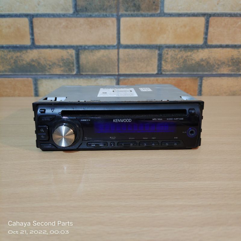 Tape mobil Kenwood KDC MP146 head unit mobil second