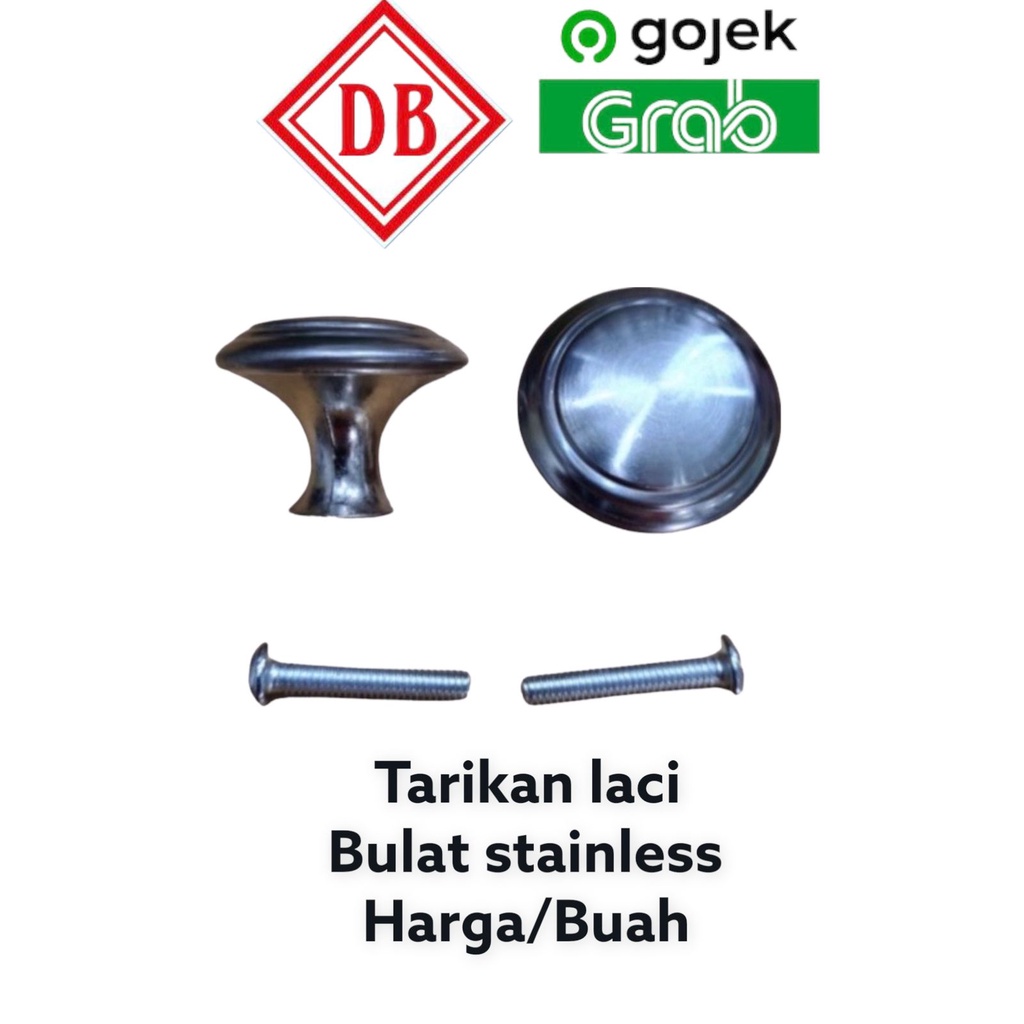 TARIKAN LACI BULAT STAINLESS/TARIKAN LACI