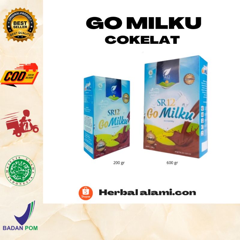 

Gomilku cokelat sr12 susu kambing etawa madu asli daun kelor ikan gabus susu kesehatan susu herbal alami bebas kolesterol