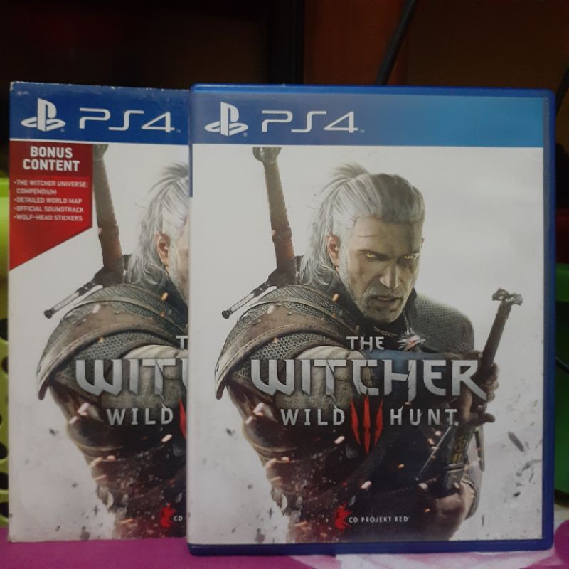 BD ps4 The Witcher 3 Wild Hunt Reg3 /kaset ps4 The Witcher 3 Wild Hunt. map+soundtrack lengkap