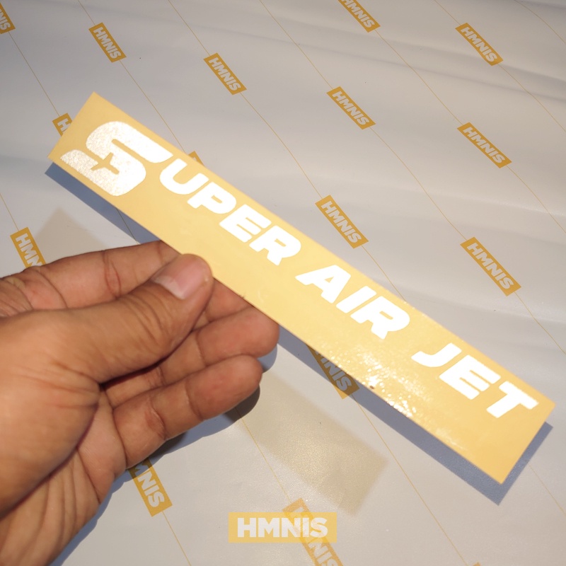 Sticker Super AirJet Logo, Sticker Maskapai Super Air Jet, Cutting Sticker Super air Jet