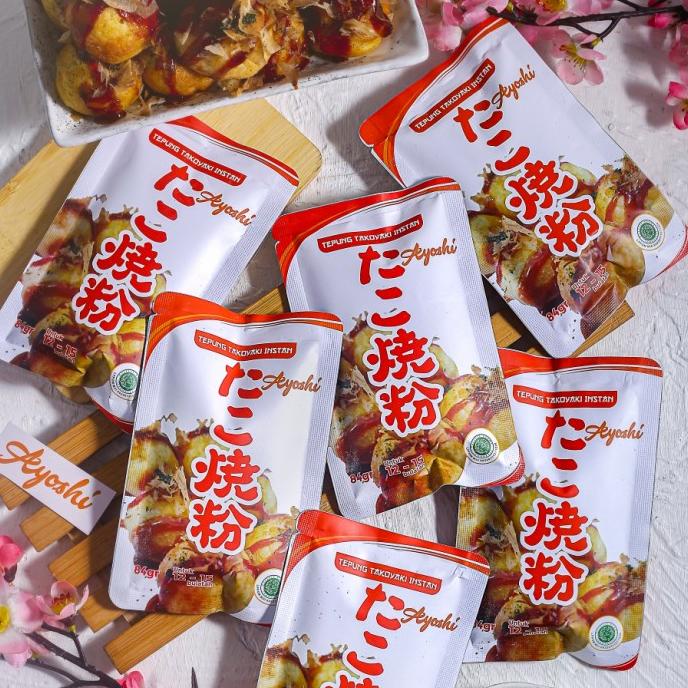

[COD] Tepung Takoyaki Instan 500gr Jepang Super Lezat Halal Siap Pakai [COD]