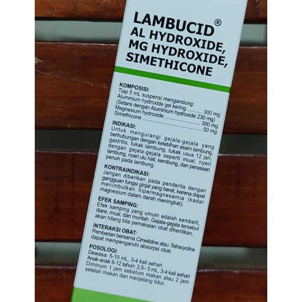 Lambucid Syr 100 ML / Obat Maag / Asam Lambung / Tukak Lambung / Nyeri Ulu Hati