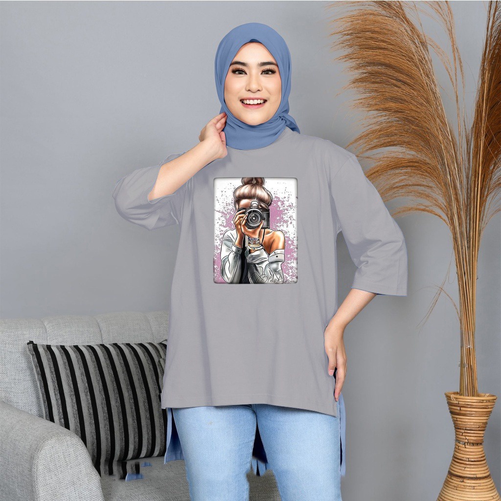 FC - TUNIK BASIC OVERSIZE WANITA HIJAB'S VARIASI 080 DTF