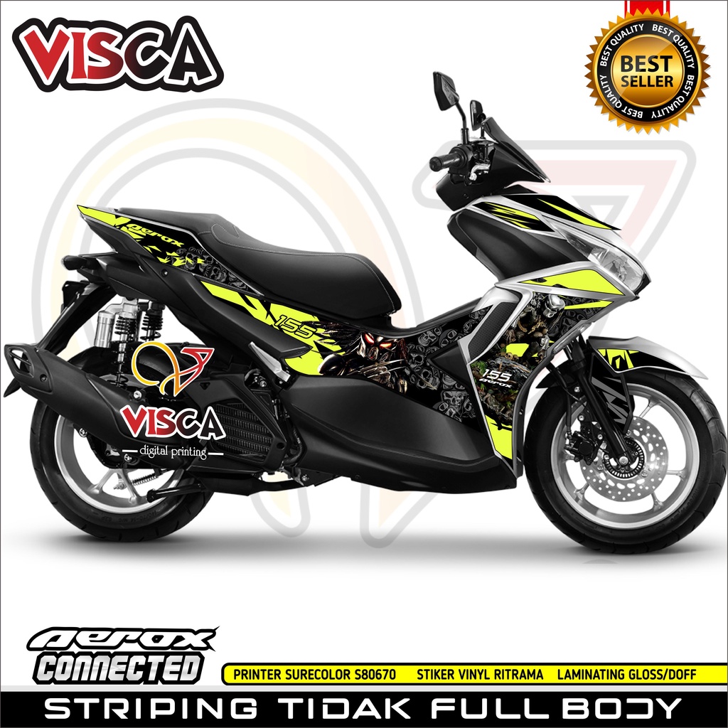 Stiker Aerox 155 keren Stiker Motor Aerox Striping Aerox Striping Aerox 155 New Stiker Aerox 155 Con