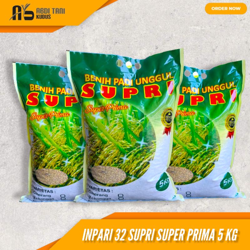 BENIH PADI INPARI 32 SUPRI SUPER PRIMA 5 KG PREMIUM QUALITY
