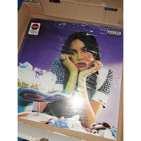 Blue transparent VINYL Target Exclusive SOUR - Olivia Rodrigo