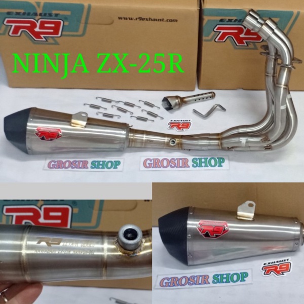 Promo limited stock KNALPOT R9 ZETA-R SERIES ZX25R ZX 25R - R9 ZETA R NINJA Diskon