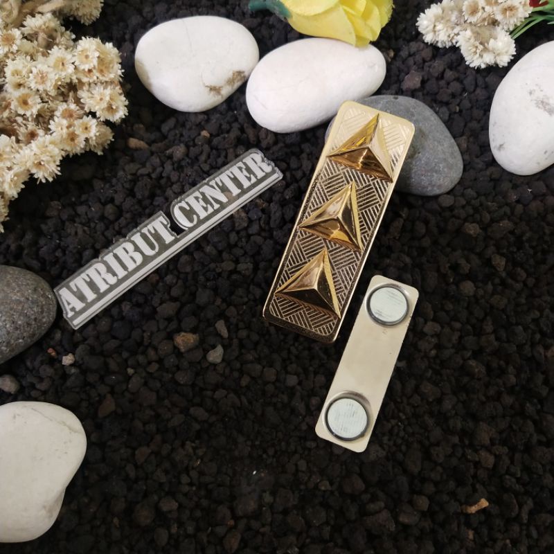 Tanjab Kerah Pangkat Kerah ASN Plat Segitiga Tiga