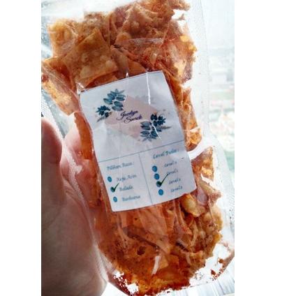 

Murah nampol--Keripik Pangsit Balado/Barbeque/Keju Asin