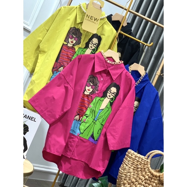 FW B1336 Kemeja Katun Poplin Stech Premium Quality