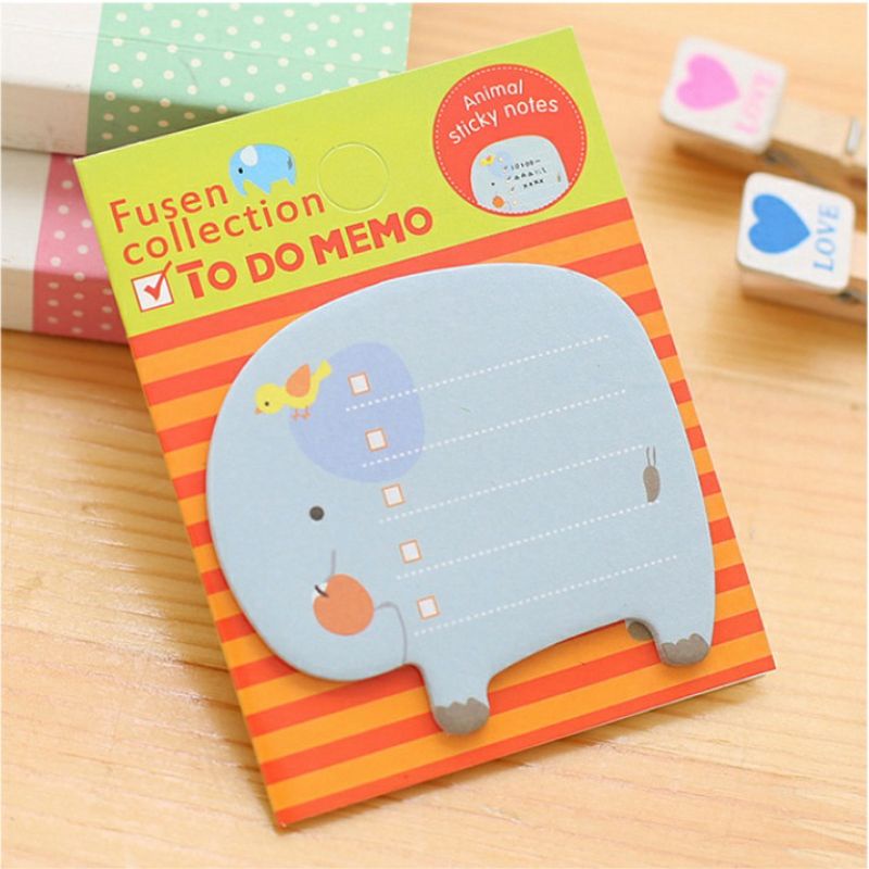 Sticky Note motif Hewan lucu/ Kertas Memo