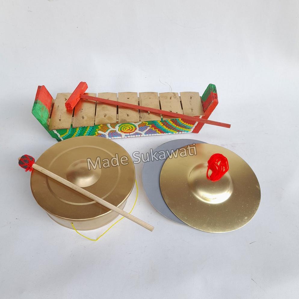 Jual Produk Alat Musik Gamelan Mini 30cm Gong Cengceng Khas Bali