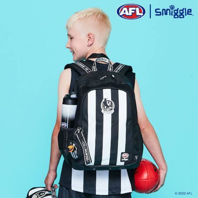 tas smiggle backpack ori afl australian football league
