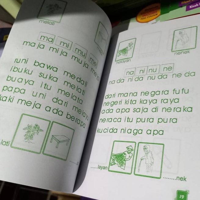 Paket Anak Sholeh Senang Membaca Jilid 1 2 3 4 / Panduan Belajar Membaca