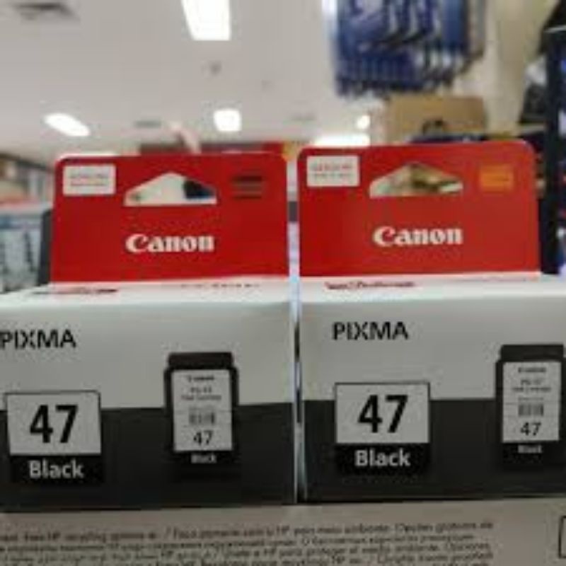Tinta cartridge canon 47 black Hitam