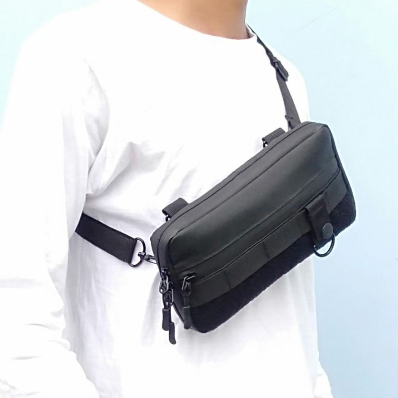 Daily sling phone multyfungsi anti air Abigadu / tas selempang antiair / tas hp waterproof / pouch bag anti air / tas dada anti air multyfungsi / dompet hp waterproof terbaru / selempang hp murah / phone bag anti air / tas hp anti air/ waistbag waterproof