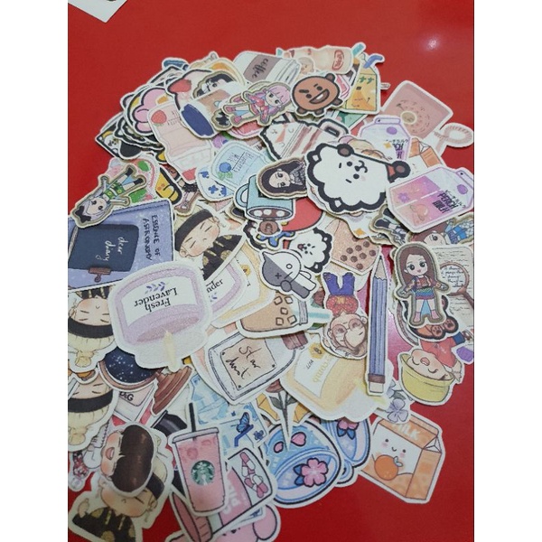 

Sticker kartun cartoon mini aesthetic lucu (MINIMAL ORDER 10 PCS)