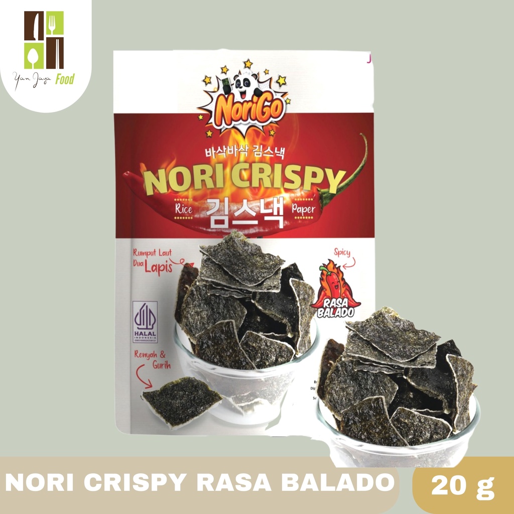 Nori Crispy 20gr [Original,Balado,Keju]