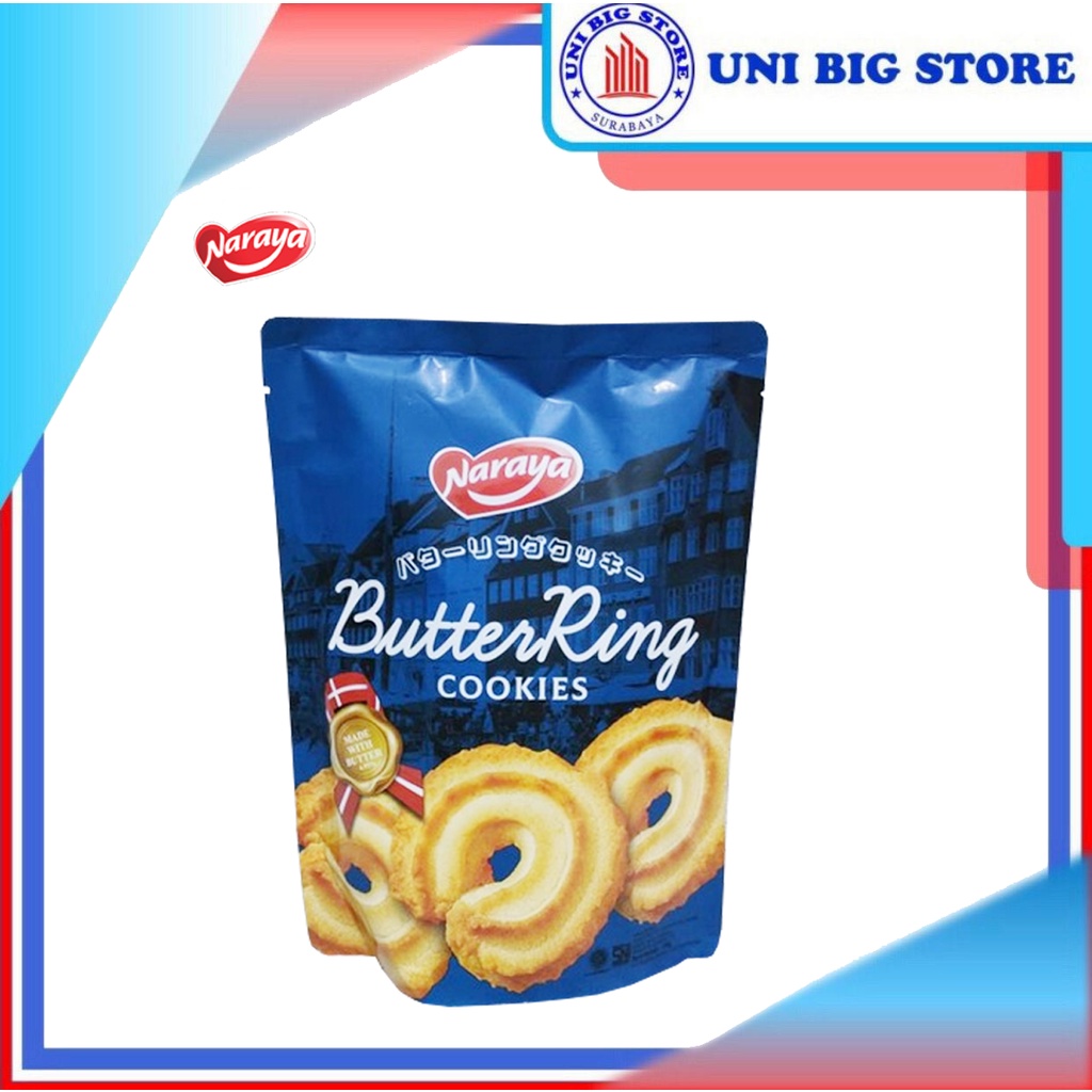

Naraya Butter Ring Cookies 150 gr Kukis Mentega