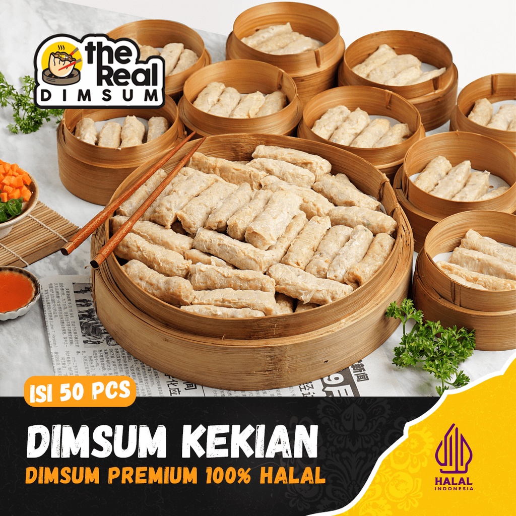 

Dimsum Frozen Kekian 50pcs Halal