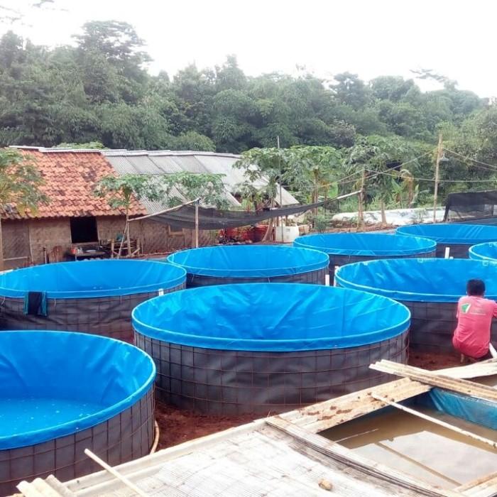 kolam terpal bulat Diameter 3.T.1.2