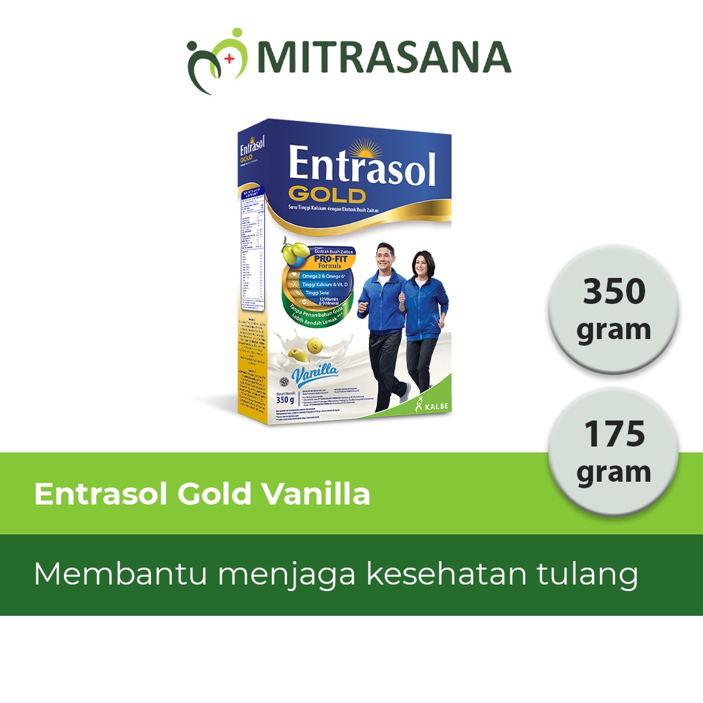 

Entrasol Gold Vanila - 175 gr / 350 gr - Membantu Menjaga Kesehatan Tulang