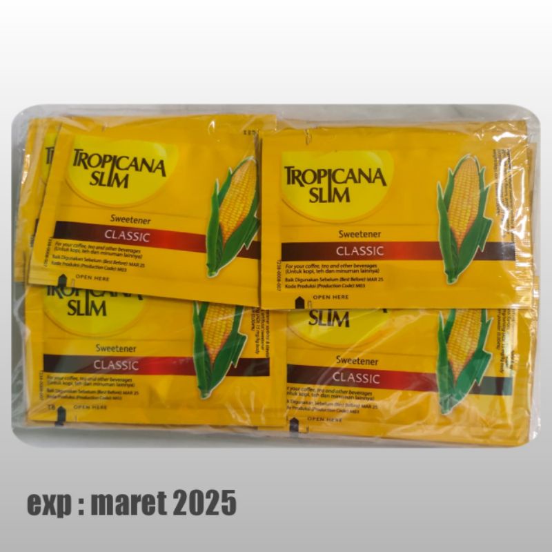 

Tropicana slim swettener classic 40s - 80s