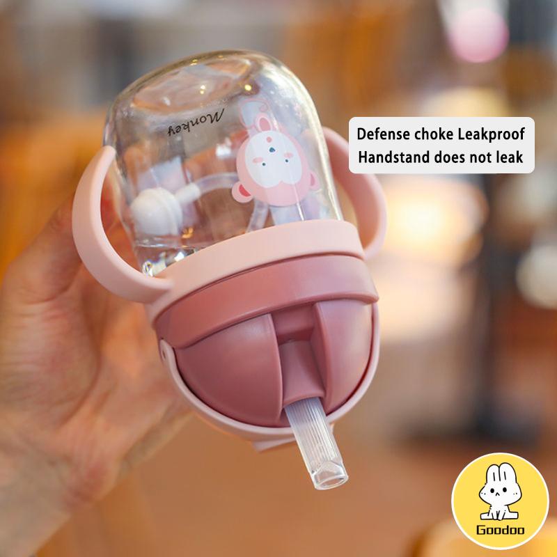 Cute Botol Bayi Anak Training Cup Baby / Botol Jerami Anak Aman -Doo