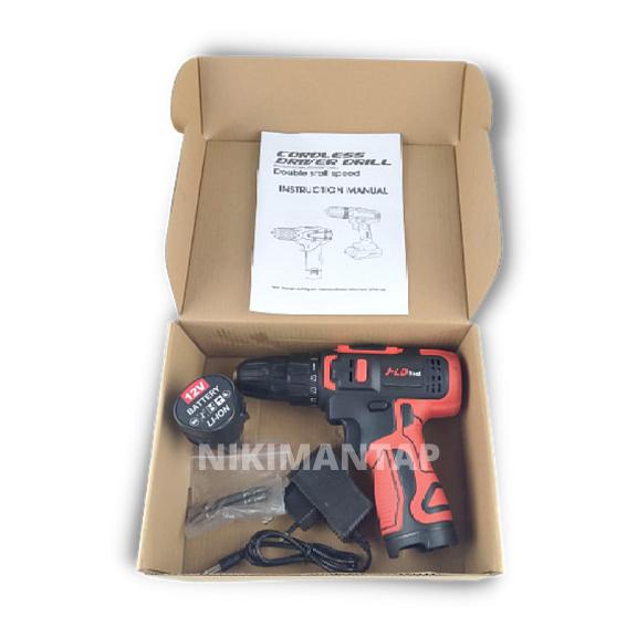 Cordless Drill / Bor Cas / Mesin Bor Cas / Bor Tangan / Bor 12V Jdl
