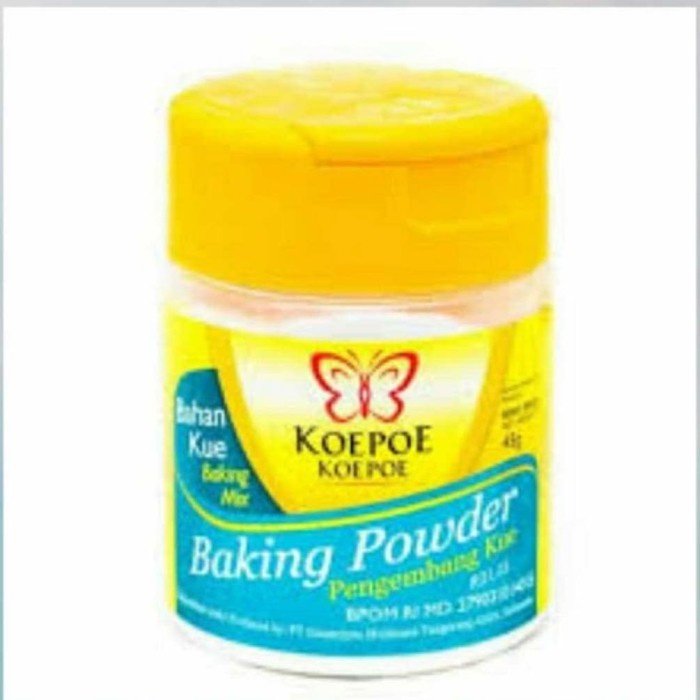 

BAKING-POWDER- KOEPOE KOEPOE BAKING POWDER 45 GRAM -POWDER-BAKING