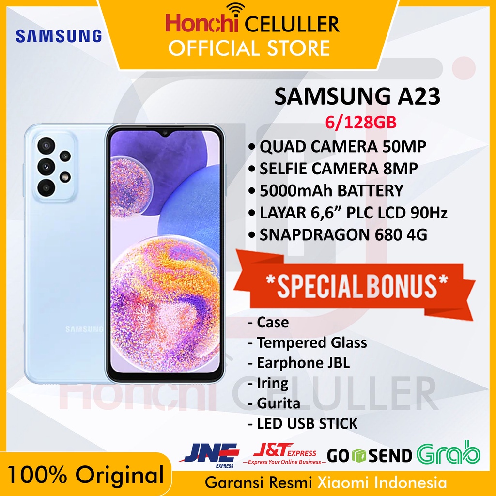 SAMSUNG A23 6/128GB GARANSI RESMI SAMSUNG INDONESIA SEIN