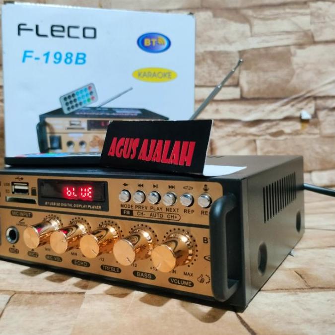 *Terlaris* Amplifier Fleco F-198B - Ampli Fleco 198B - Power Amplifier Fleco 198B Berkualitas