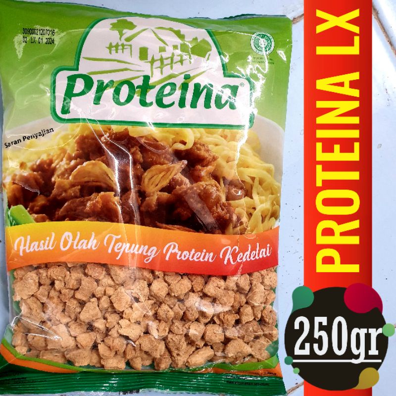 

Proteina LX 250gr 250 gr Daging Nabati / Vegetarian Campuran Mie Ayam