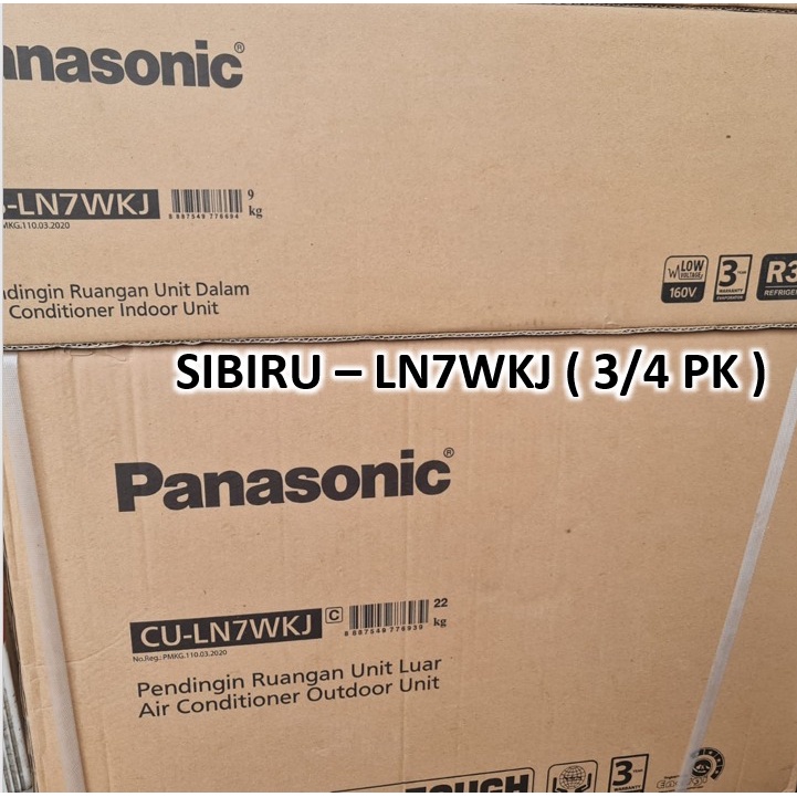 AC PANASONIC 3/4PK LOW VOLTAGE SI BIRU LN7WKJ