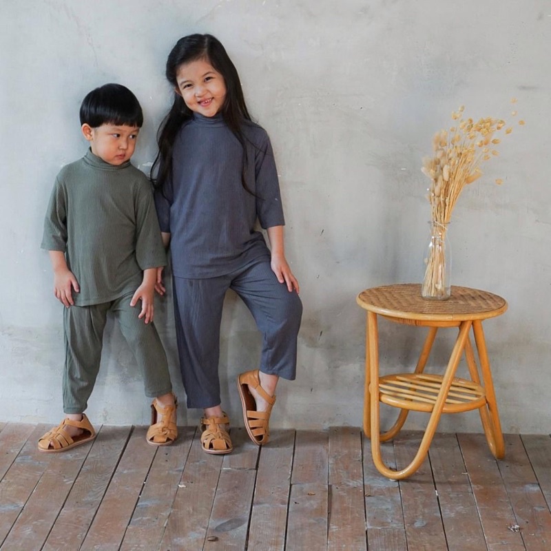 RACHIDKIDS / SETELAN ANAK LUCU / TURTLENECK SET