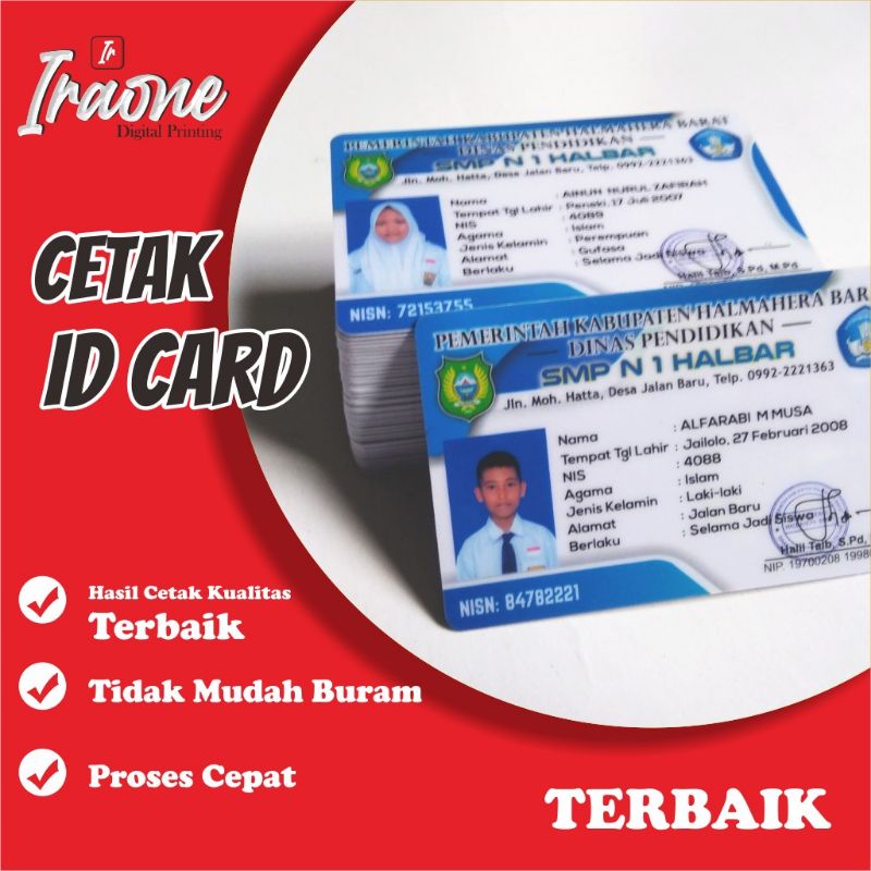 

CETAK ID CARD/KARTU NIKAH/KARTU PELAJAR/KARTU MEMBER