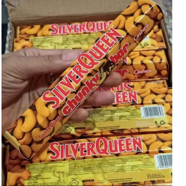 

TRCu1U5g--SILVERQUEEN CHUNKY BAR 100gr CASHEW & ALMOND || COKLAT SILVERQUEEN