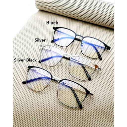 E ( E00042 ) KACAMATA PHOTOCROMIC MODEL PERSEGI ( FREE POUCH DAN LAP ) / HARGA GROSIR
