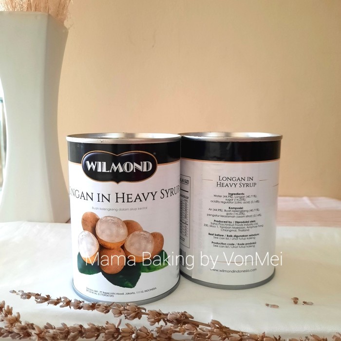 

WILMOND Longan In Heavy Syrup Buah Lengkeng Kaleng