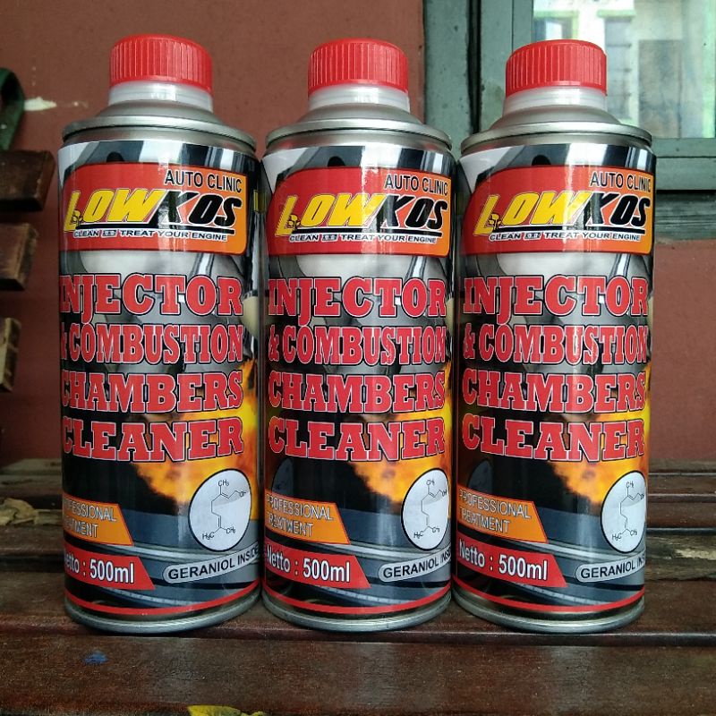 LOWKOS - CAIRAN INFUS INJEKSI 300ML &amp; 500ML INJECTOR CLEANER Pembersih injektor dan ruang bakar mesin untuk semua merk motor dan mobil