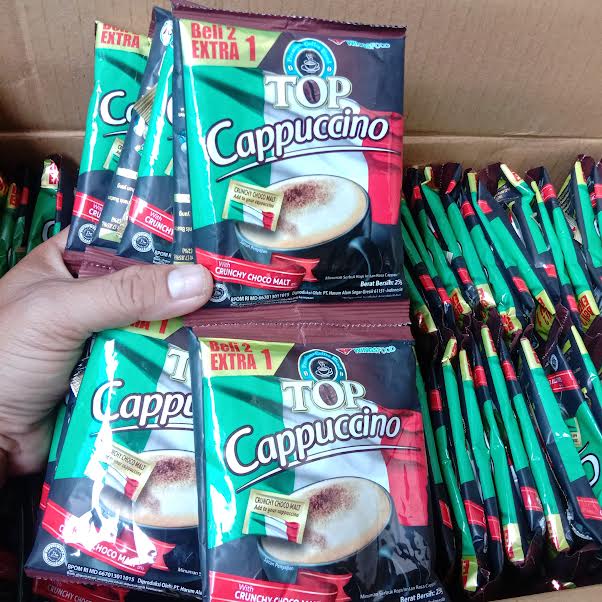 

TOP KOPI CAPUCINO PROMO 2+1, 1 RTG 15 SACHET