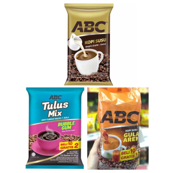 Jual Kopi Abc Susu S Abc Tulus Mix S Abc Kopi Susu Gula Aren S Shopee