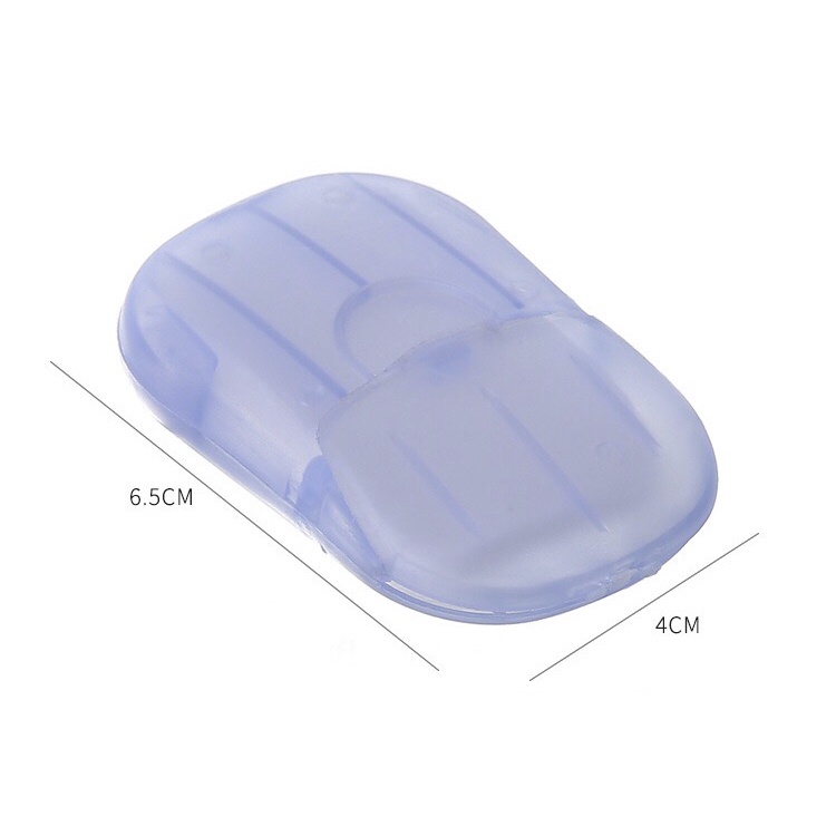 KAISSO - [ ISI 20 LEMBAR ] SABUN KERTAS CUCI TANGAN MINI DISPOSABLE HAND WASHING TRAVELLING SIZE