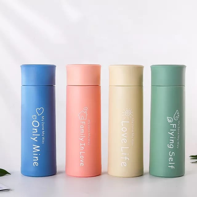 botol minum kaca tumbler unik design korea 400 ml botol my zone my way