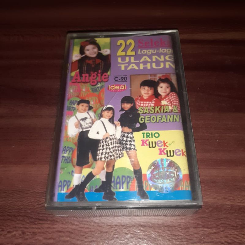Kaset LAGU ANAK ANAK - 22 Seleksi Lagu Ulang Tahun