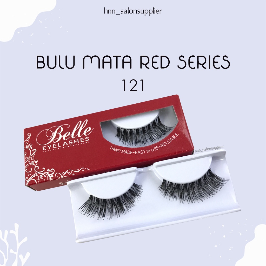 121 Bulu Mata Palsu Handmade Fake Eyelash Eye Lashes Lash Artifivial Belle Eyelashes