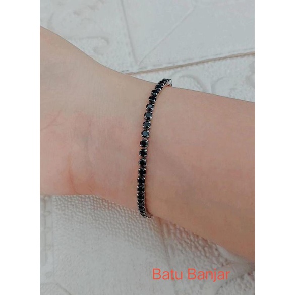 gelang xuping batu permata diamond alexandre hitam