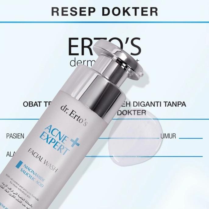 dr Ertos Acne Expert Facial Wash + Niacinamide Pembersih Wajah Jerawat