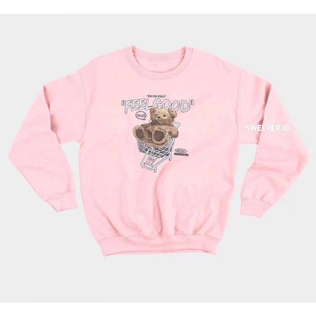 FEEL GOOD SWEATER CREWNECK  BAHAN FLEECE BAHAN FLEECE